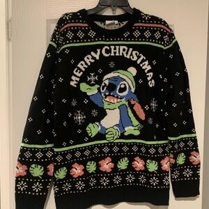 Merry Christmas Sweater with Cartoon Character